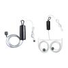 Aquarium Air Pump USB Mini Fish Tank Oxygen Pump Portable Silent Air Aerator Pump Oxygen Bubbler with Air Stone for Small Medium Fish Tanks Pond