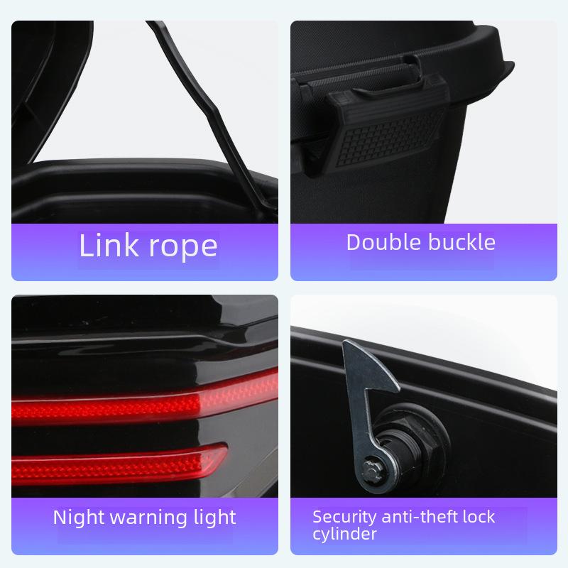 Universal Large Electric Car Trunk Tail Box for Battery Pedal Motorcycles