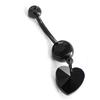 Les Trésors De Lily [F8766] - Body Piercing 'Love' Black