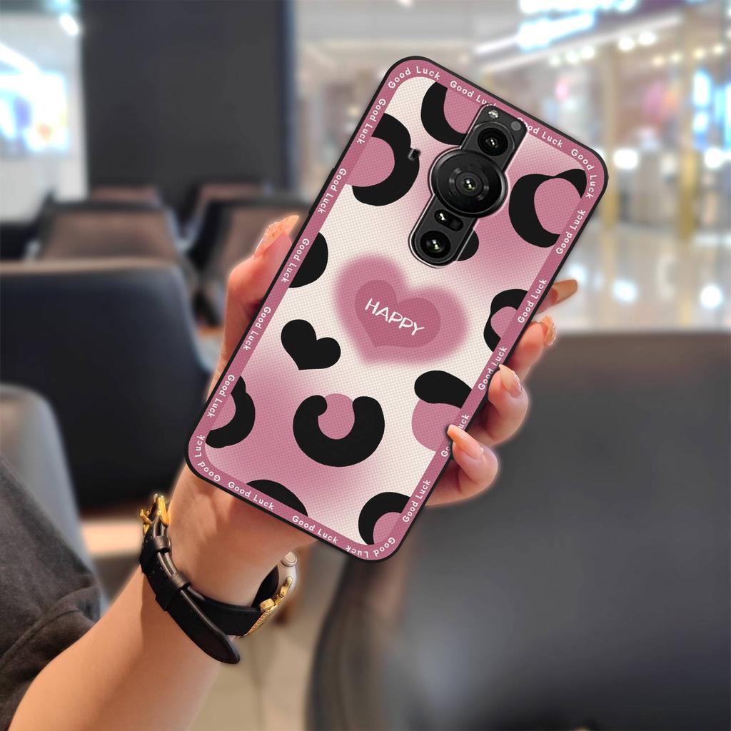 Soft Case Silicone Phone Case For Sony Xperia Pro-I Anti-knock Anti-dust Shockproof Full Wrap Cartoon Fashion Design TPU