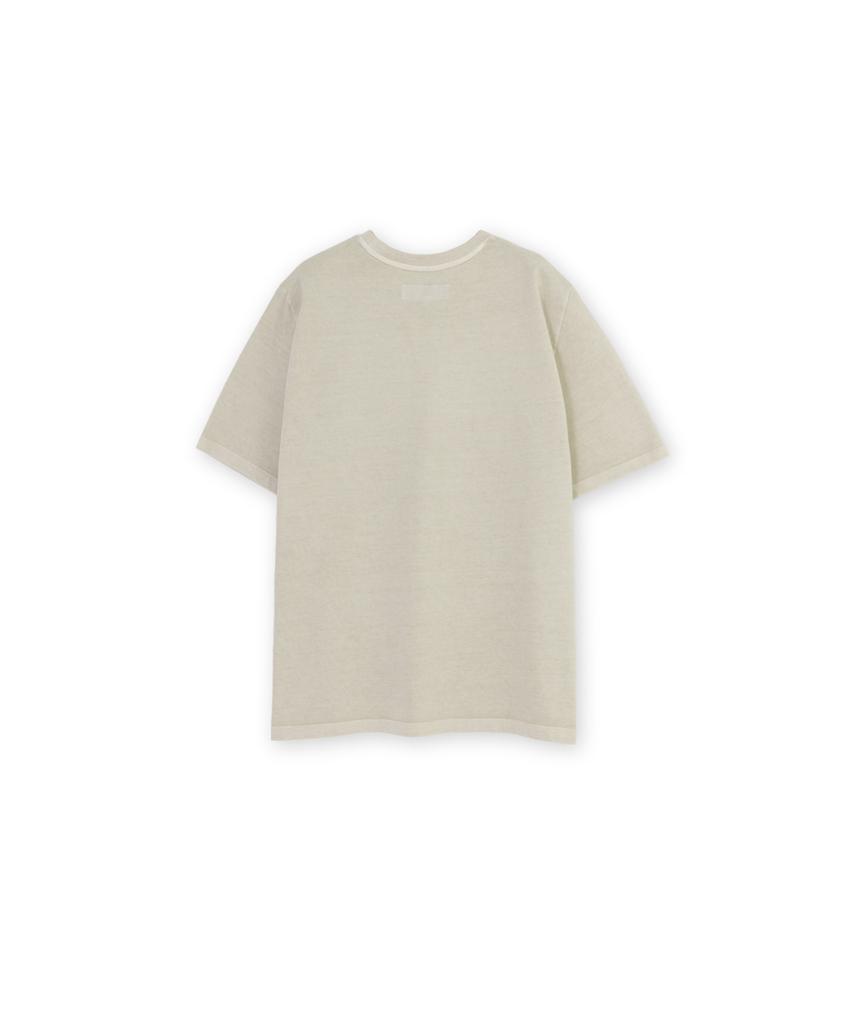 Beulaunyadeu Washed Waist-Cut T-Shirt, Beige