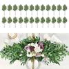 Künstliche grüne Pflanzenzweige 24 Stück 62cm für Hochzeitsfeier Für Esstisch Raumdekoration und Blumengestecke