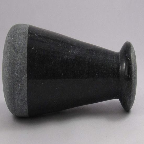 Mortar Pestle Rasnita din piatra naturala pentru condimente, condimente, paste guacamole