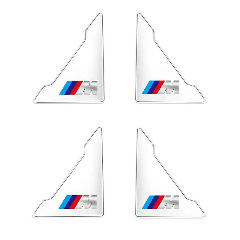 4Pcs Car Door Corner Cover Anti-Scratch Protection Sticker For BMW Performance F25 F26 F15 F16 E90 E91 E92 E60 E84 G22 G32 F13 WS4