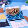 2026 3D Calendar Pirate Ship 3D Calendar 3D Paper Sculpture Art Notepad Calendar Tear Away 3D Paper Calendar Creative Ornament