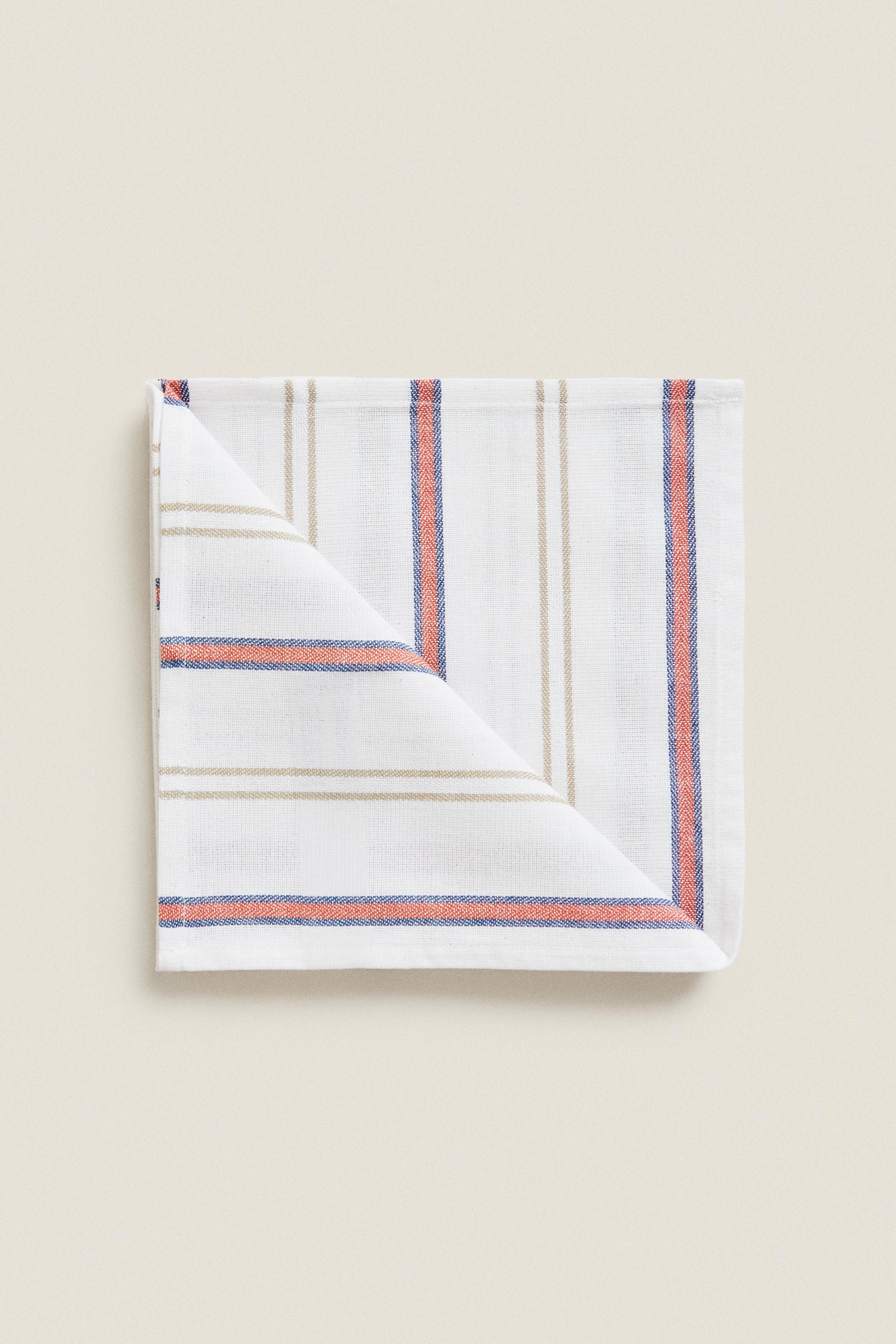 

САЛФЕТКИ ИЗ ХЛОПКА, ОКРАШЕННЫЕ НИТЬЮ (УПАКОВКА ИЗ 2)