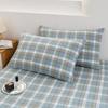 Class A pure cotton washed cotton yarn-dyed series single pillowcase solid color simple no bed sheet 48x74cm pillowcase