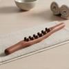 Massage Roller Beaded Acupressure Gua Sha Scraping Wooden Construction Ergonomic Design for Body