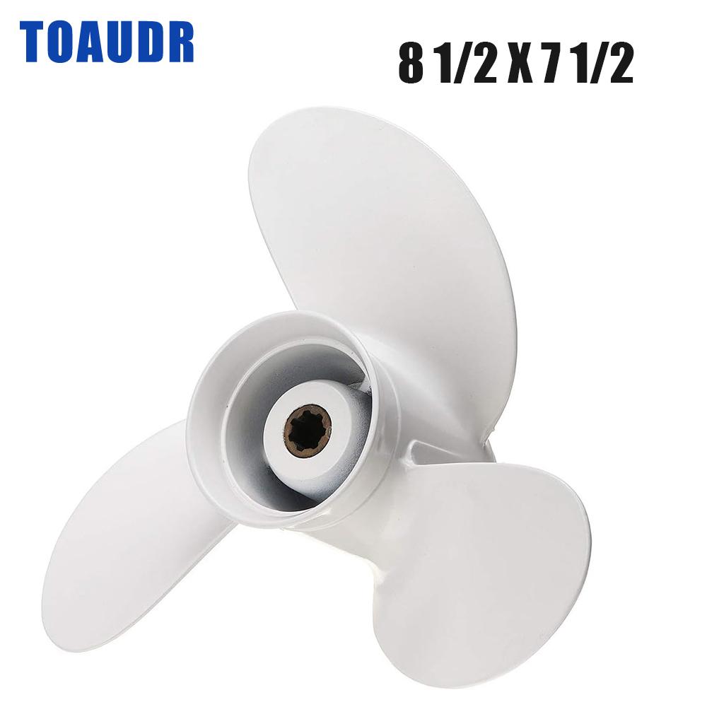 

6G1-45943 Propeller – 8.5x7.5-N 7 Spline Teeth (RH), Aluminum, for Yamaha Outboard F6/F8/F9.9 6HP/8HP Models 6G1-45943-00-EL