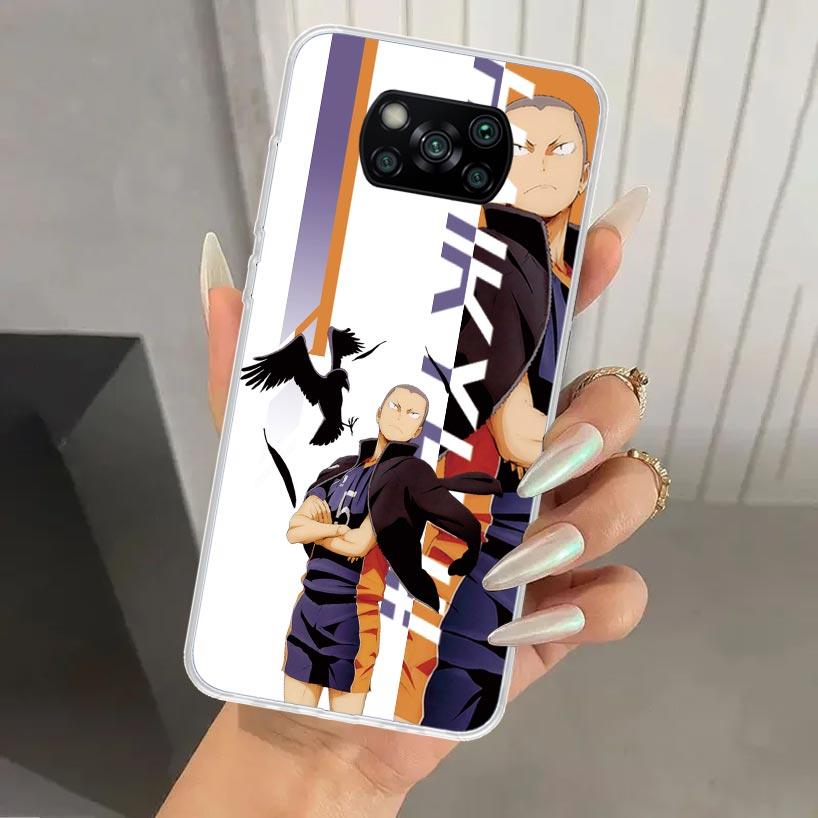 

Чехол для телефона Haikyuu Школа Оя Волейбол для Xiaomi Poco X5 X6 X7 Pro F7 Ultra M7 Redmi 15 15C 13 13C 12 12C 10 10A 10C 9 Redmi 13