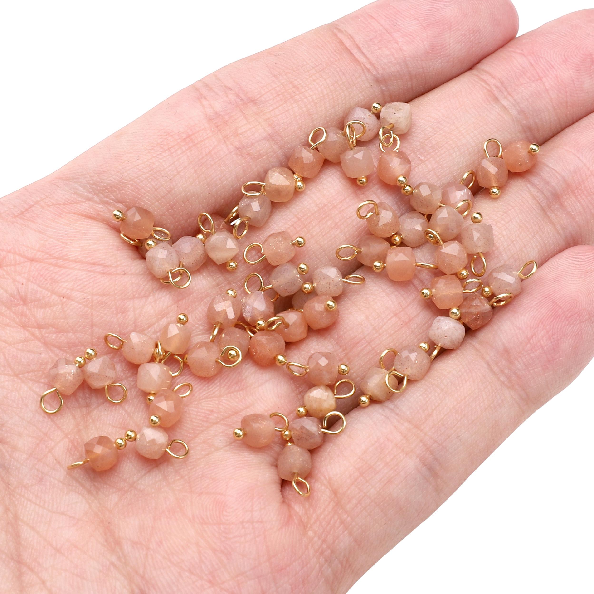 

2 шт. Подвеска из натурального камня квадратной огранки, сохраняющая цвет сахара, для изготовления ювелирных изделий 10