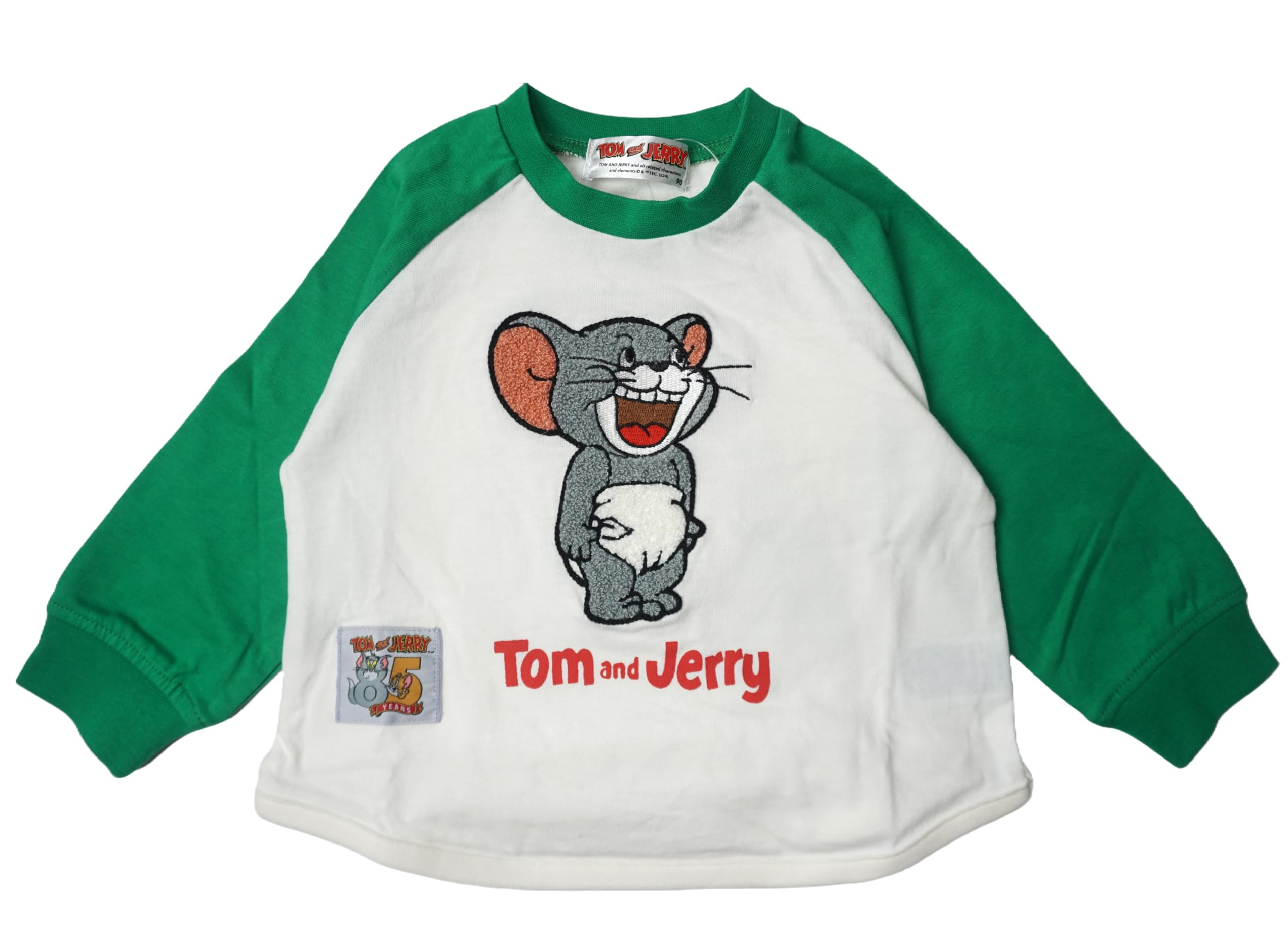 

Повседневная футболка реглан к 85-летию Тома и Джерри для детей, мальчиков и девочек, Таффи