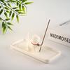 Nordic Style Ceramic Cat Incense Holder - Cute, Stylish Sandalwood Burner and Animal Ornament