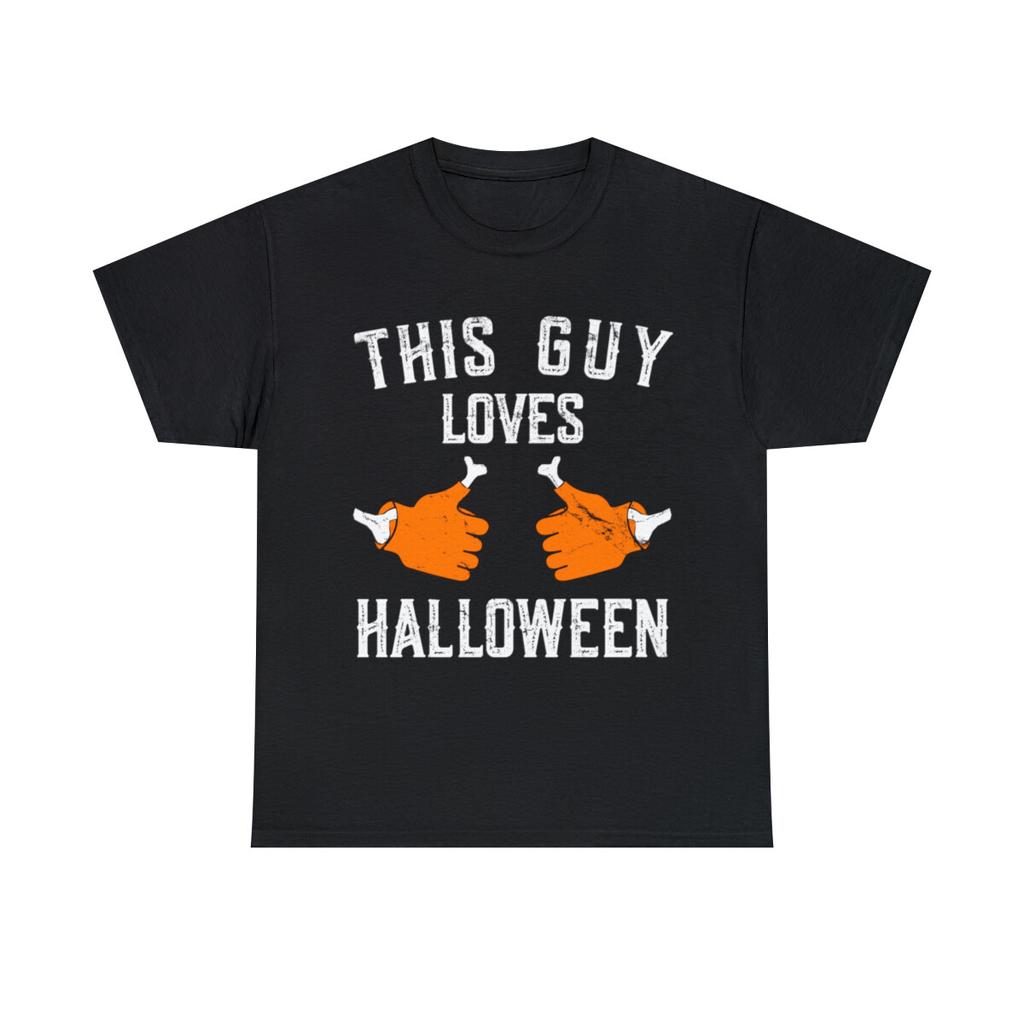 This Guy Loves Halloween Graphic Tee Shirt, S-5XL