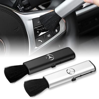 FUTF3 Car Air Vent Detailing Cleaning Brush Cleaner Dust Remover Retractable For Mercedes Benz G S R C E B A Class GLA GLK Accessories