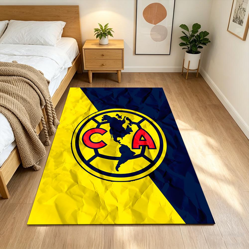 Club América Floor Rug Office Rug Design for Bedrooms Living Rooms Playrooms Decorate room Anti-slip Rug Anime Office Decor