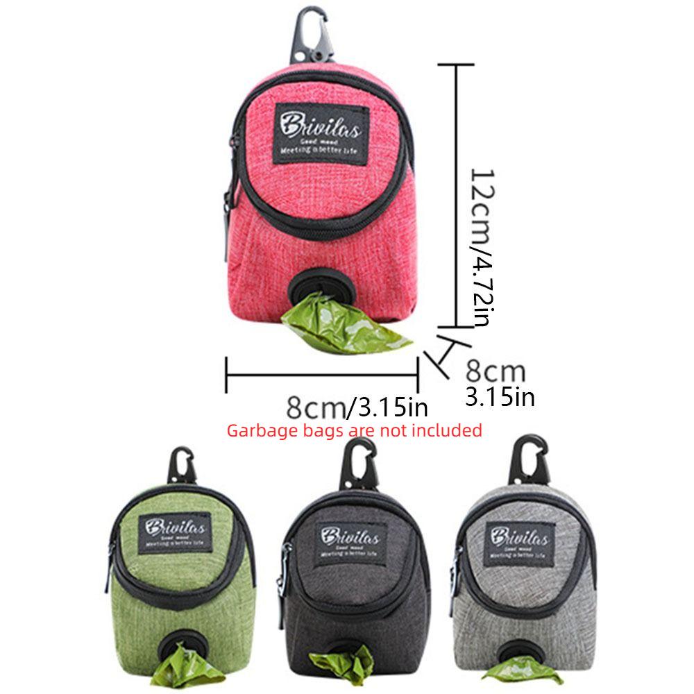 Multifunction Puppy Snack Reward Waist Bag Portable Dog Poop Dispenser  for Outdoor