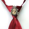 Unisex Pearl Tassel No-Knot Bow Tie Shirt - Casual Fashion Trend