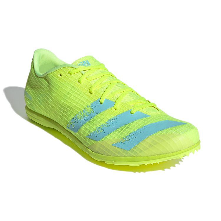 Adidas Distancestar Spikes Professional Comfortable Slip-Resistant Durable Supportive Low-Top Long Distance Running Shoes Unisex Running Shoes FW2236