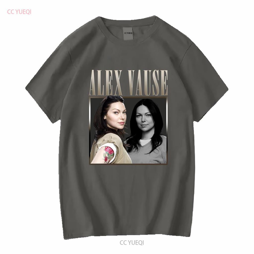 Alex Vause Vintage T shirt SweaT 90s s Laura Prepon Vintange long or short sleeves vintage Washed Casual fashion Stretched