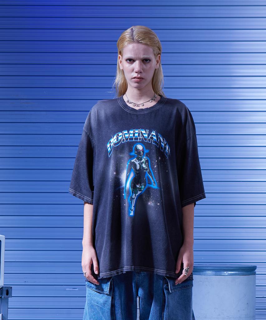 DOMINANT Spacemood Washing Tshirts_Black