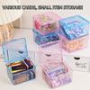 2pcs Versatile Dustproof & Moisture-Resistant Flip Card Organizer Office Pin Clip Box Compact Storage Box Trading Cards Brooches