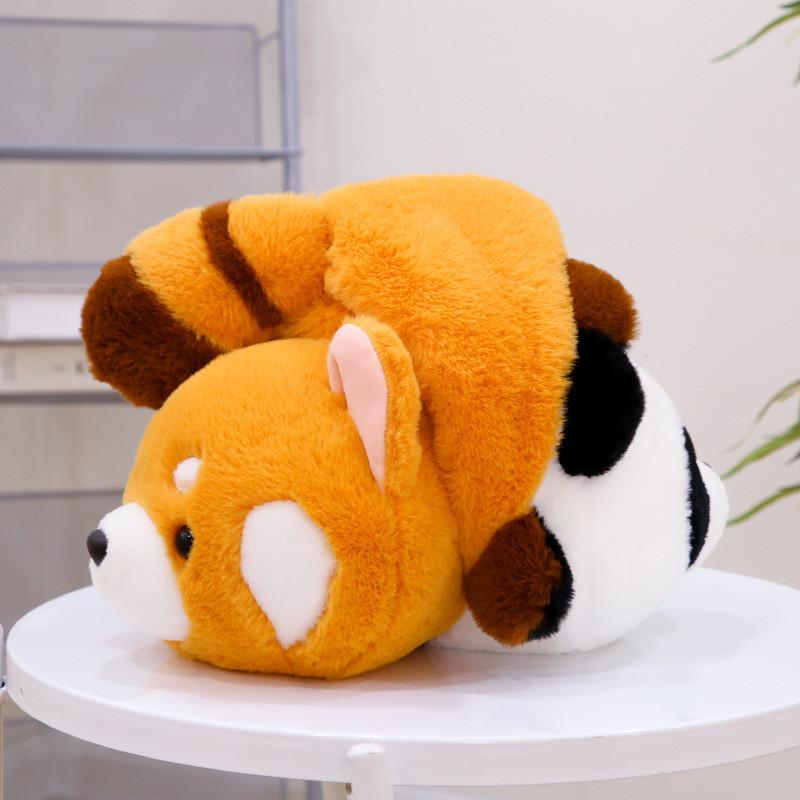 Realistic Panda And Raccoon Plush Toy Soft Pp Cotton Stuffed Animal Pillow