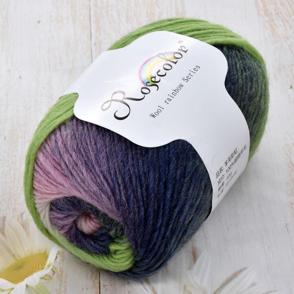 6pcs 300g (10.56oz) Soft Wool Yarn for Knitting Crochet DIY Blanket Shawl Scarf Amigurumi Jewelry Making Premium Craft Supplies Needle Arts Yarn