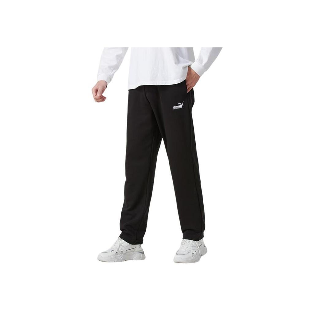 New PUMA Knitted Sports Pants Men's Black 687556-01