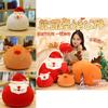 Santa Reindeer Snowman Claus Plush Cushion For Christmas Decor And Warmth