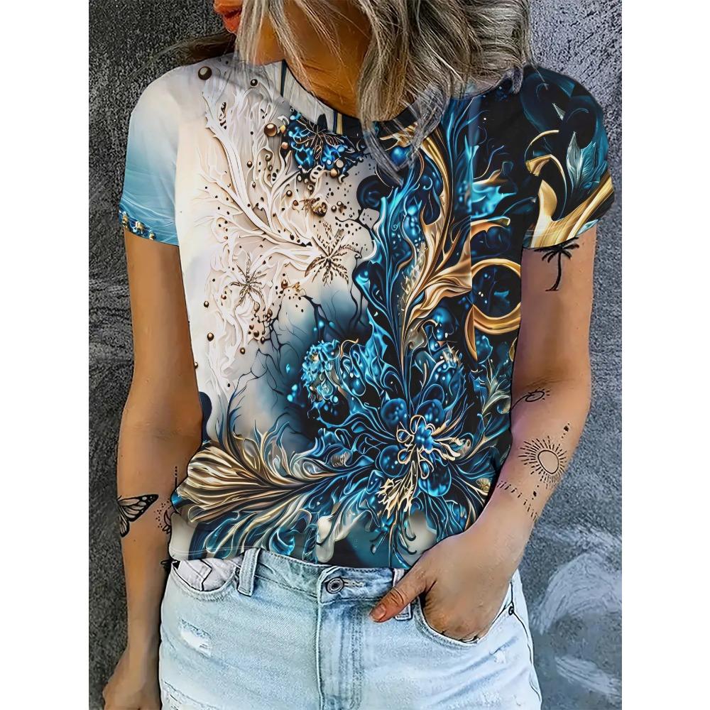Women s sports and leisure short sleeved T-shirt 2XS