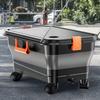 Tragbarer Autowasch-Wassertank Faltbarer 22L Wasserbehälter Spezieller Eimer für Gartenarbeit Reinigung Outdoor-Camping