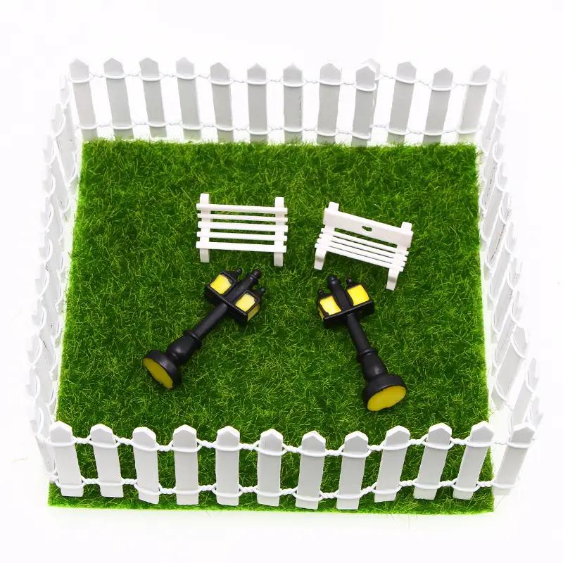 Miniature Zakka Wooden Fence – Garden Dollhouse & Succulent Decor, 5x90cm
