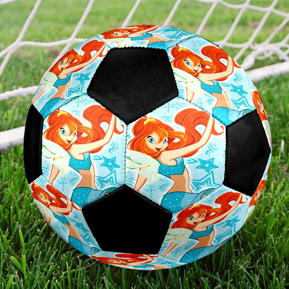 Pallone da Calcio Winx Club Taglia 5, Adatto per Partite Indoor e Outdoor, un Regalo Adatto a Tutti.