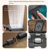 Big Panel High Pressure Shower Head Bathroom Showerhead 3 Modes Adjustable Water Sprayer Bathroom Accessories Household