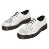DR. Martens 1461 Leder Besticktes Design Low-Top Freizeitschuhe Unisex Freizeitschuhe Weiß 27851100