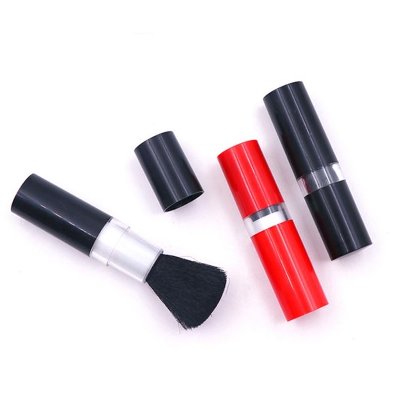 2Pack Rotating Keyboard Cleaner Brush Professional Camera Lens Cleaning Tool ABS Material Portable Office Gadget