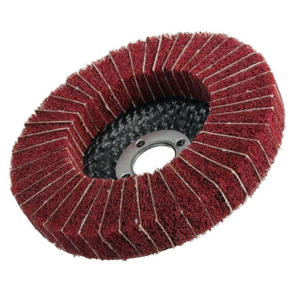 1 Pcs Abrasive Fiber 10cm Polishing Buffing Grit Disc