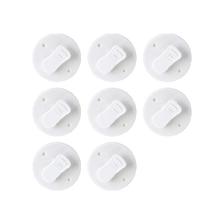 

8 шт. Нержавеющие зажимы для крепления шторки для ванных комнат. Легкая установка. Поддерживает чистоту. Защищает зону душа. Надежное крепление 1