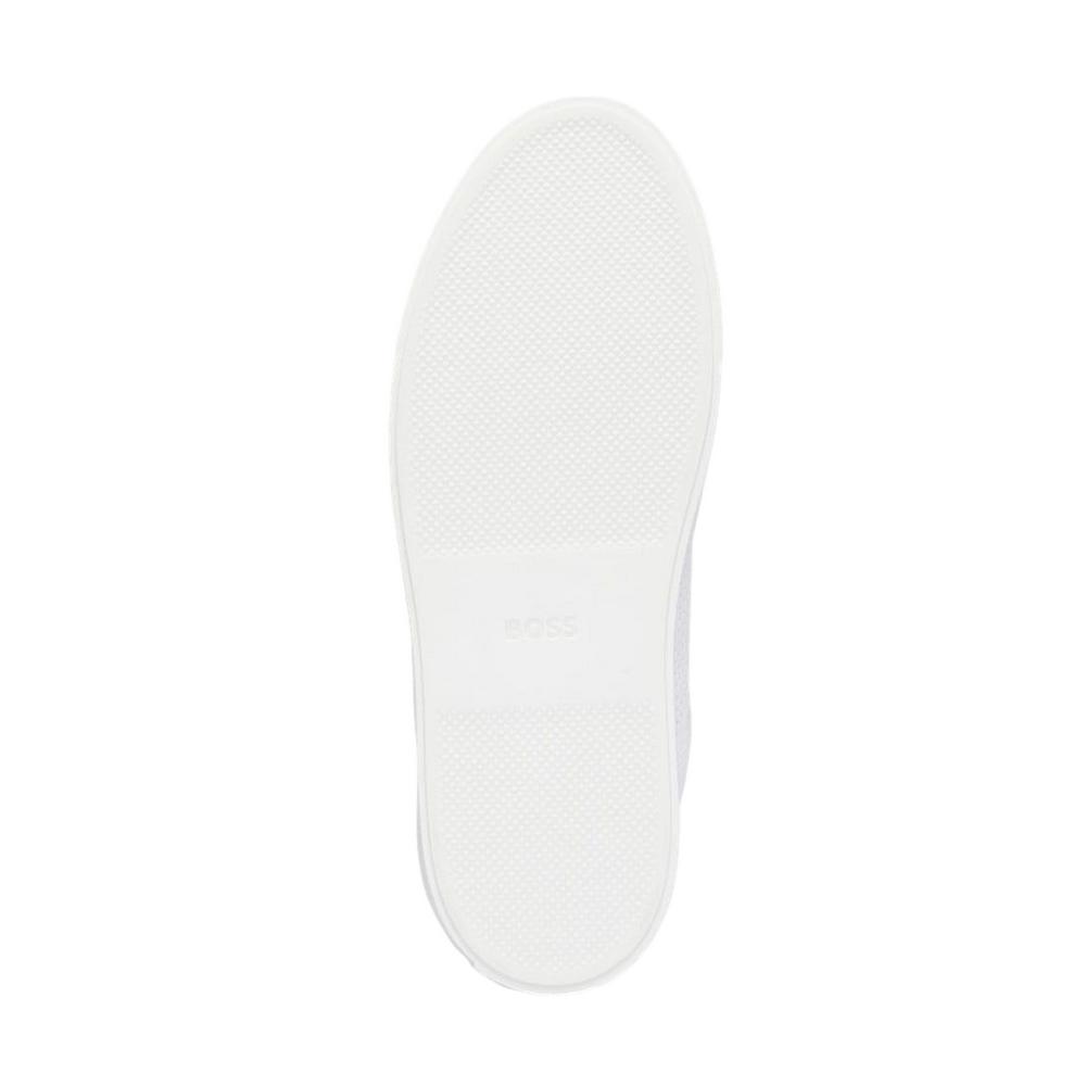 Boss Mens Katie Leather Low Cut Trainers