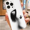 Shadow Woman Transparent, Drop-Proof Case for iPhone 14 & 15-17 Pro Max