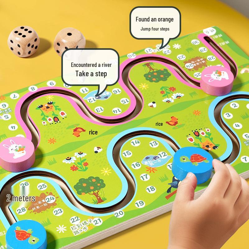 Maze Battle Chess: Children's Logic & Concentration Training Toy for Parent-Child Interaction