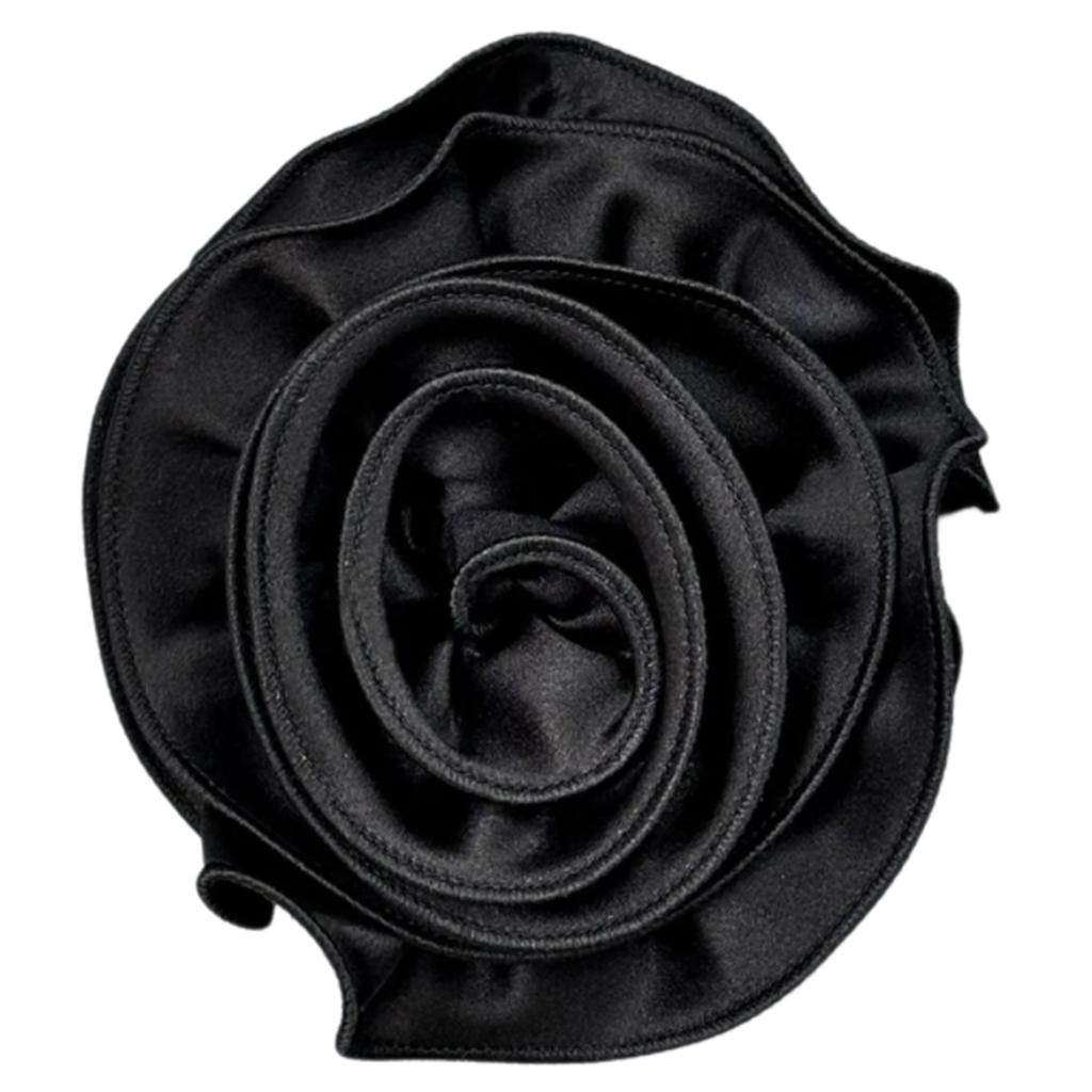 Handmade Flower Appliques Silk Flower Brooch Craft Dance Costume Decors Large 3D Flower Patches Clothing Sewing Ornament