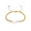 Virgin Mary Woven Pearl Bracelet: European & American Layered Jewelry for Autumn & Winter