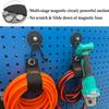 ULIBERMAGNET Hochleistungs-Magnetische Garage Starke Große Magnethaken für Power Garten Magnetische Aufbewahrungshaken zum Aufhängen Haken, 4er-Pack, Bohrer, Werkzeuge,
