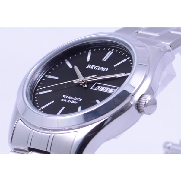 Citizen Men's KM1-211-51 ( Watch REGUNO Solar-Tech Men's) Round Watch Silver Stainless Analog