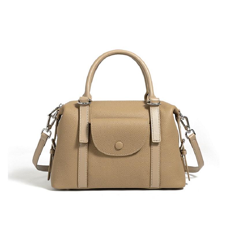 

2026 Genuine Leather Versatile Women s Handbag Luxury soft cow leather Shoulder Bag daily High Quality Commuter crossbody Bag хаки