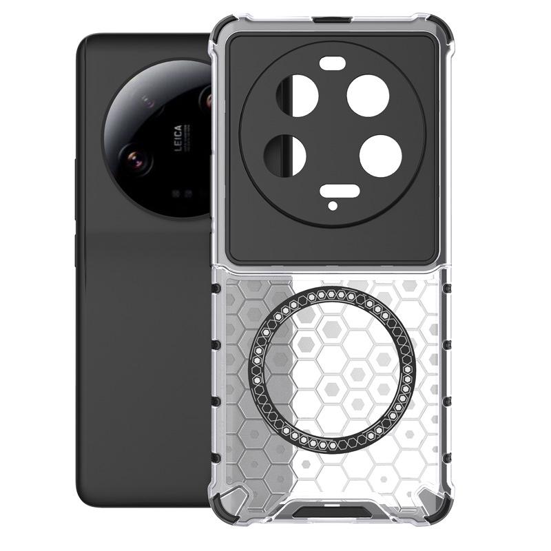 Universal Honeycomb Magnetic Case for Redmi K60 Extreme/Xiaomi 15T Pro - Heat Dissipation & Anti-Fall Protection