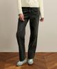 SATUR (W) Straight Fit Denim Pants Black