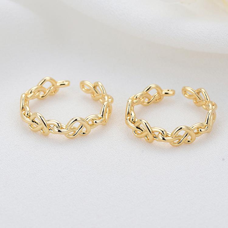 

Открытое кольцо с жемчугом и цирконом - Японский и корейский трендовый стиль